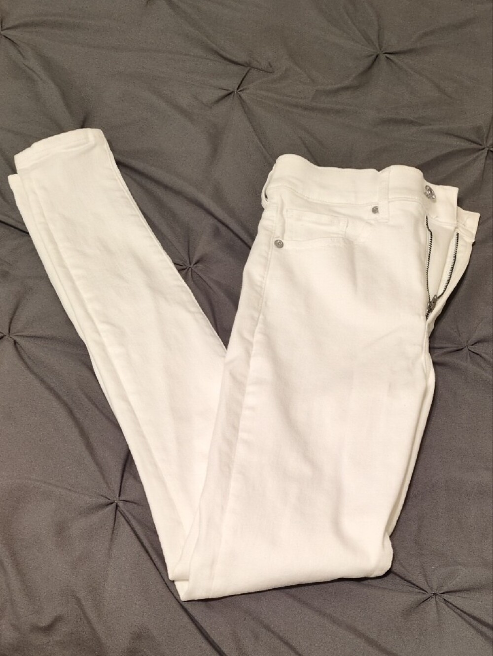 White Express Skinny High Rise Jeans